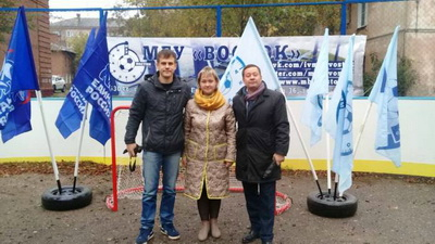 В Иваново открылась новая спортивная площадка во дворе дома № 5 по улице Колесанова