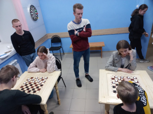 Лига дворовых чемпионов по шашкам. Финал