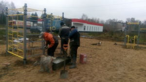 Установка нового спортивного оборудования