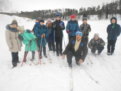 24 января в м. Горино состоялся лыжный пробег.